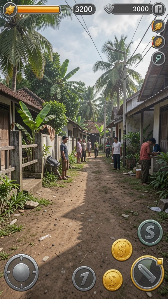 Tangkapan layar menunjukkan karakter utama dalam misi melawan musuh.