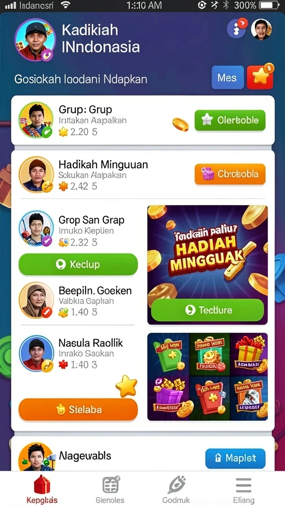 Antarmuka pengguna yang ramah dengan navigasi yang mudah.
