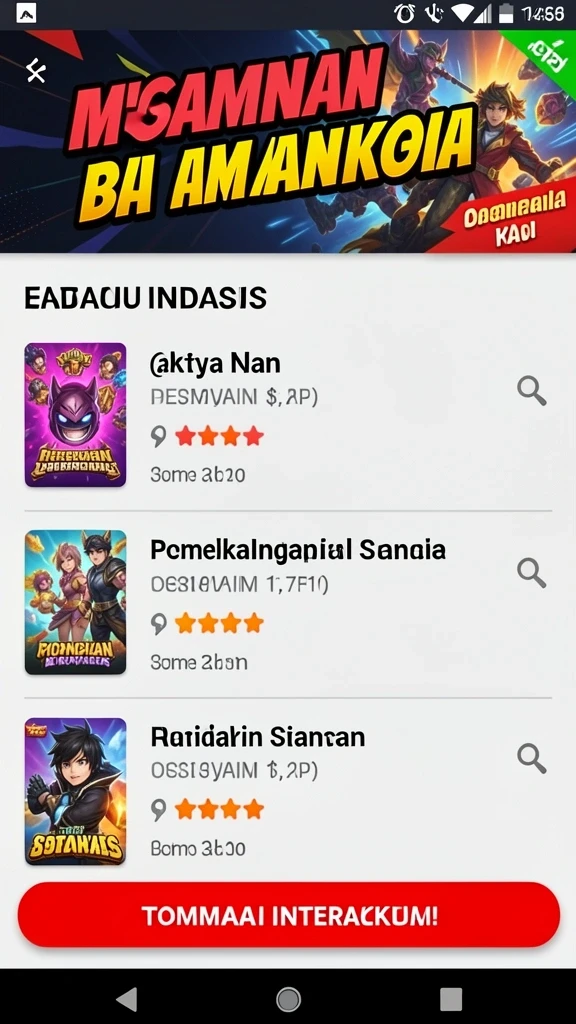 Tampilan antarmuka yang menawan dan intuitif.