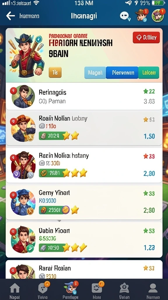 Grafis yang memukau dan menarik perhatian pengguna.