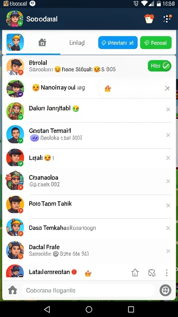 Karakter yang dapat disesuaikan sesuai keinginan.