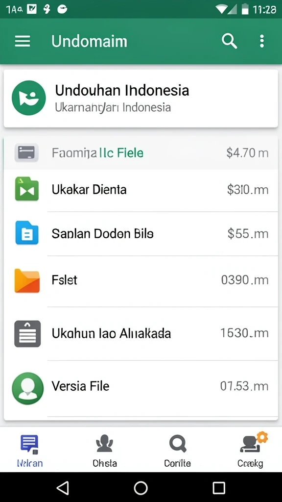 Tampilan awal yang menarik dan mudah dinavigasi.