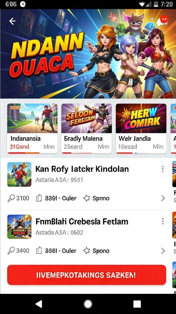 Screenshot menampilkan fitur multiplayer yang dinamis.