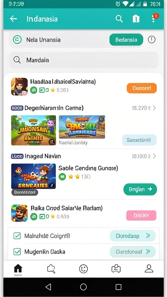 Beragam pilihan permainan untuk semua jenis pemain.