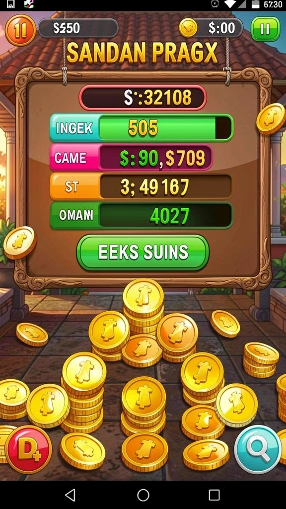Permainan slot dengan grafis yang menawan.