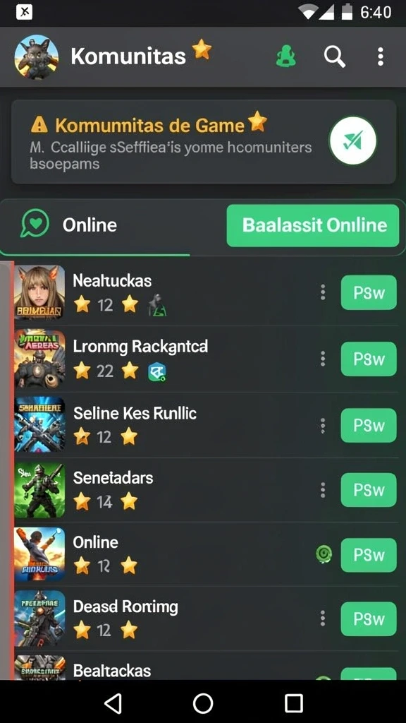 Menunjukkan grafik menakjubkan dari dunia fantasi DEWAGARUDA.
