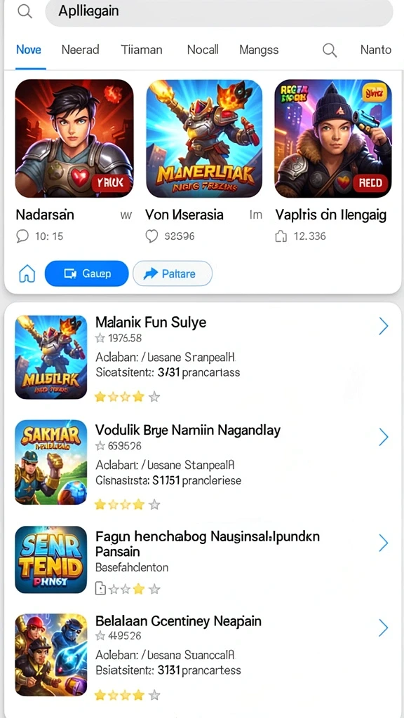 Karakter unik yang bisa Anda pilih di F7F7.