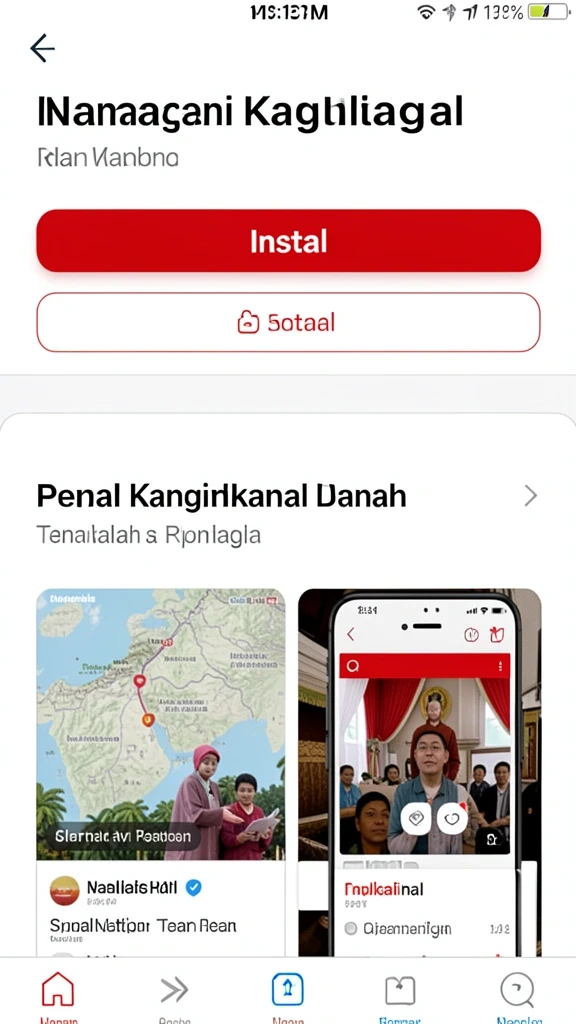 Gambar menunjukkan karakter utama siap untuk beraksi.