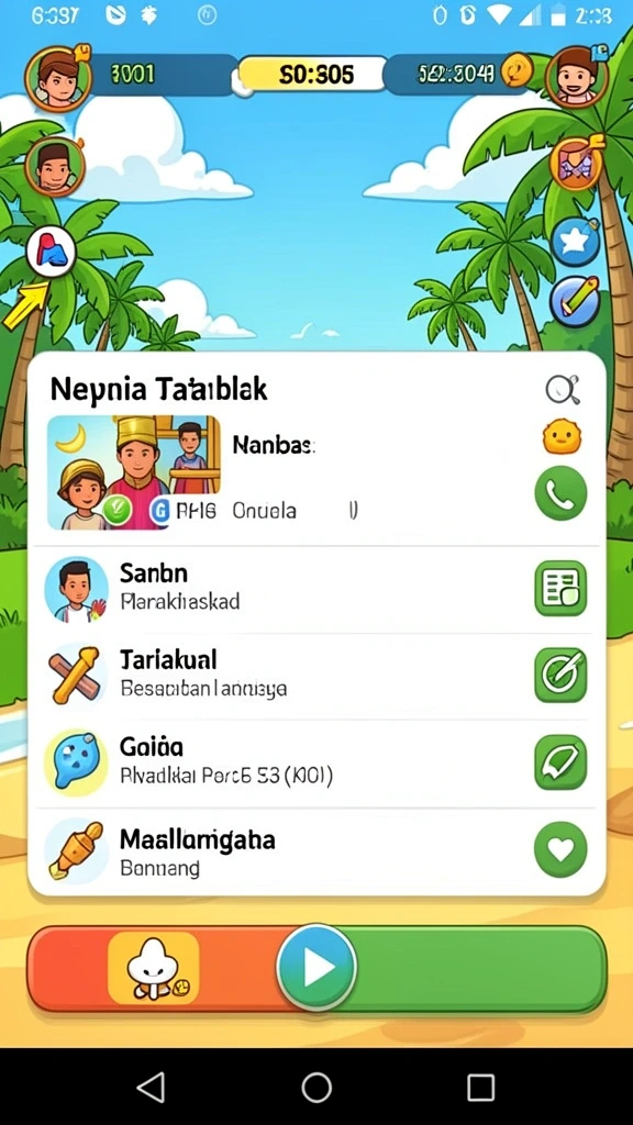 Halaman leaderboard menunjukkan pemain teratas GAWANG69.
