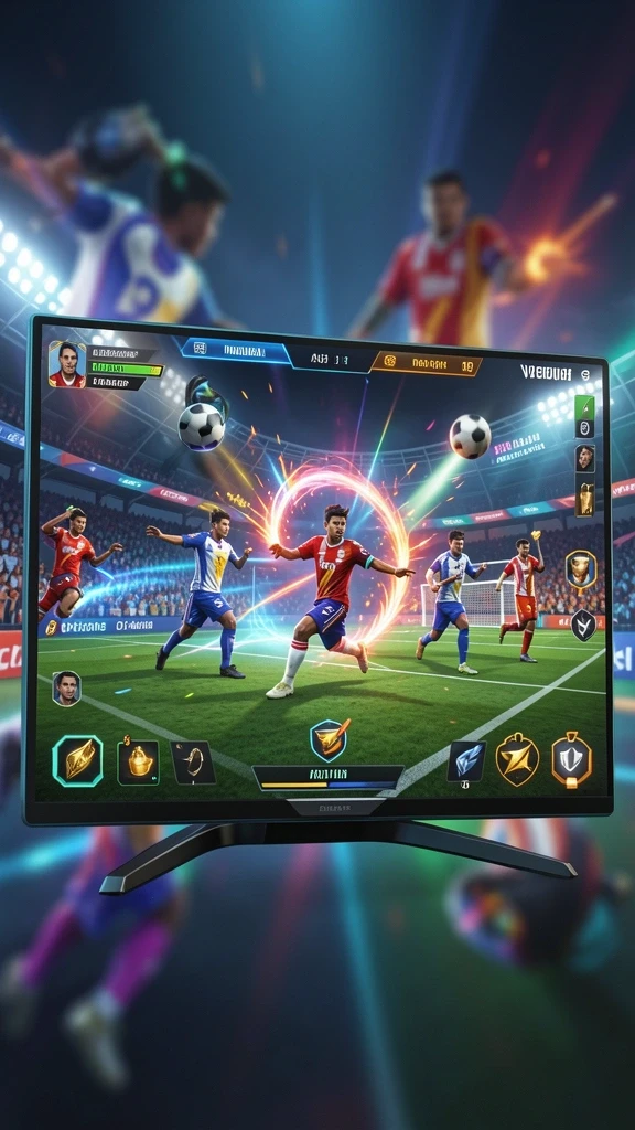 Tampilan karakter ninja yang menarik dan dinamis.