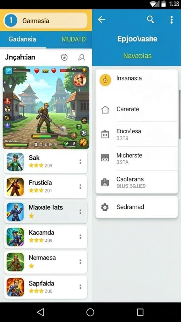 Gameplay seru dari salah satu mini game di JOYPUTAR.