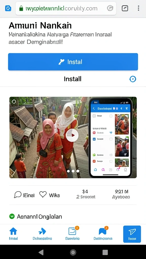 Screenshot menampilkan karakter utama dalam aksi.