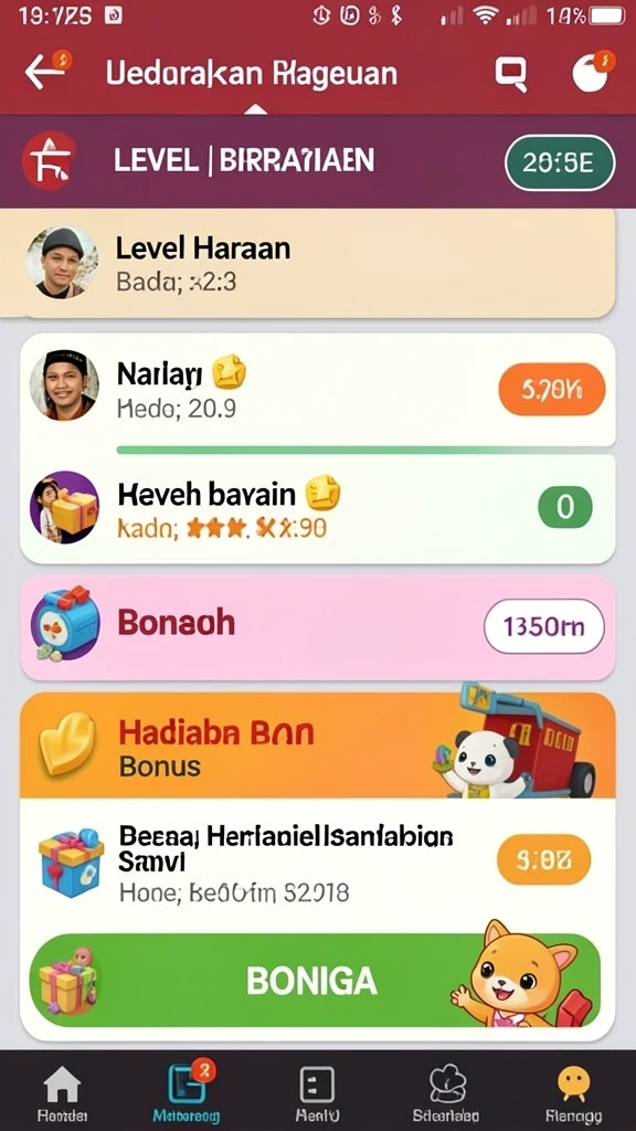 Karakter-karakter unik dengan kemampuan spesial.