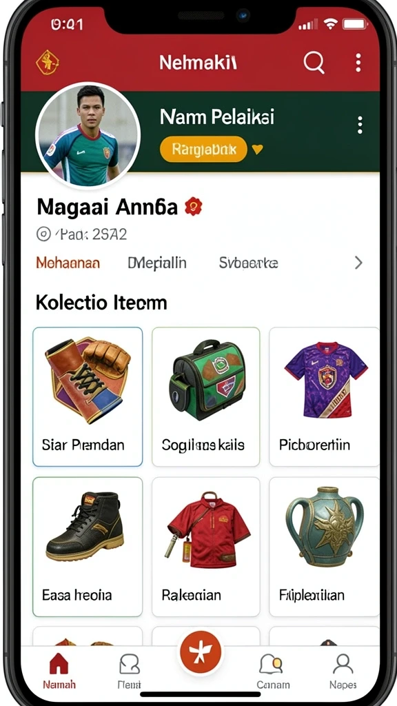 Tampilan antarmuka yang intuitif dan user-friendly.