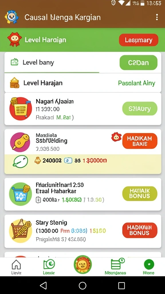 Tampilan antar muka MYSLOT188 yang modern.