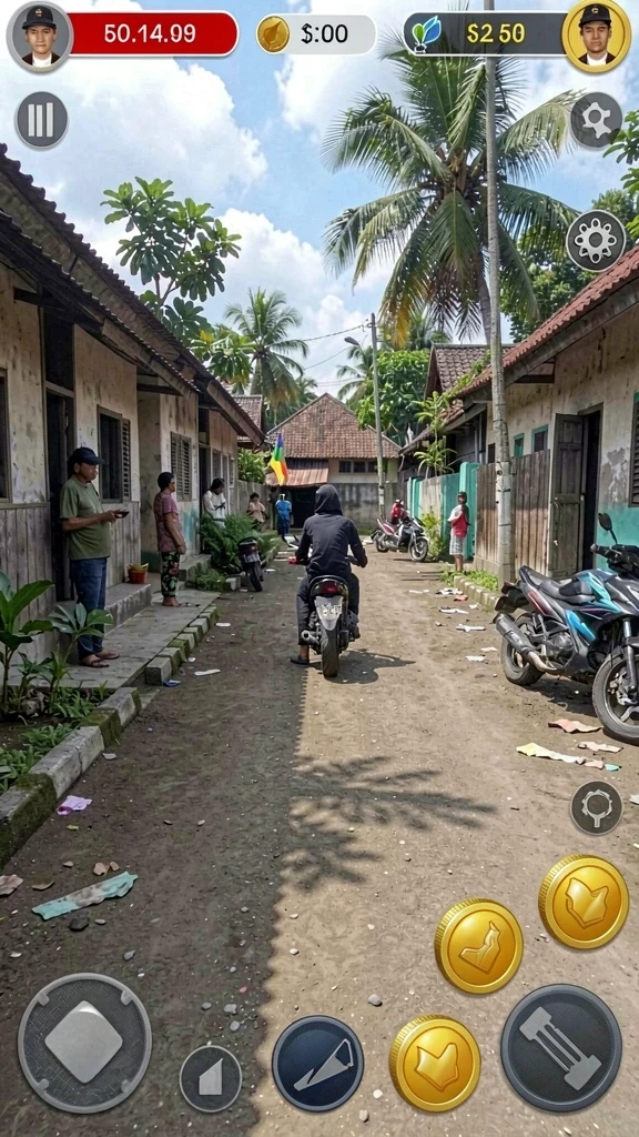 Karakter-karakter unik yang dapat dipilih.