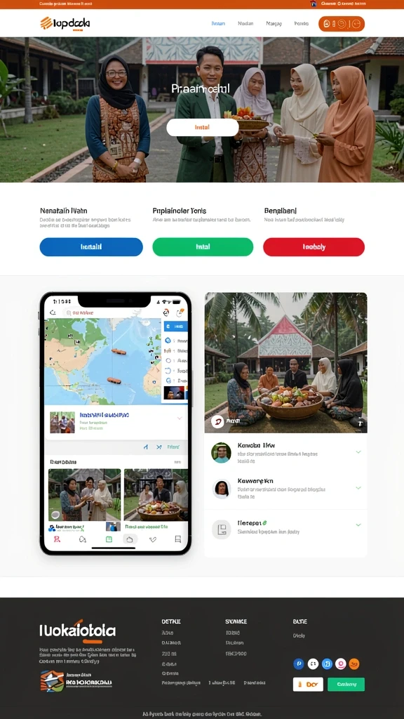 Tampilan menu utama OMPONG188 yang menarik dan user-friendly.