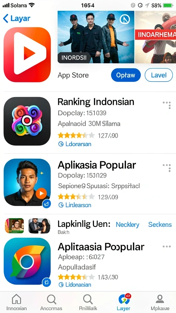 Statistik permainan yang mudah diakses dan dipahami.