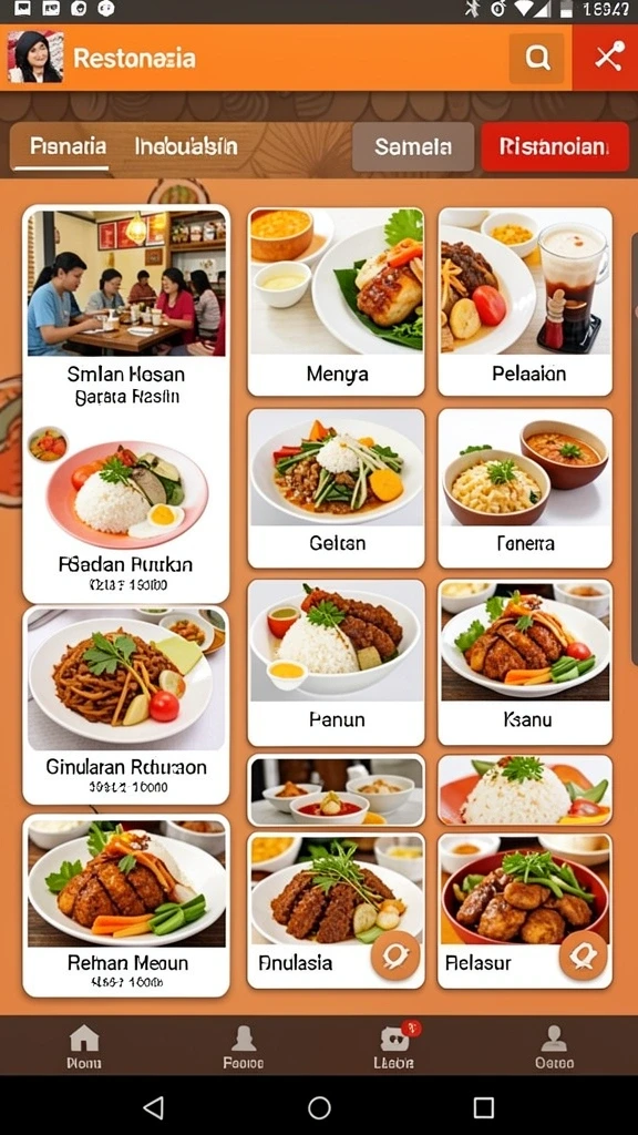 Tampilan antarmuka yang user-friendly dan menarik.