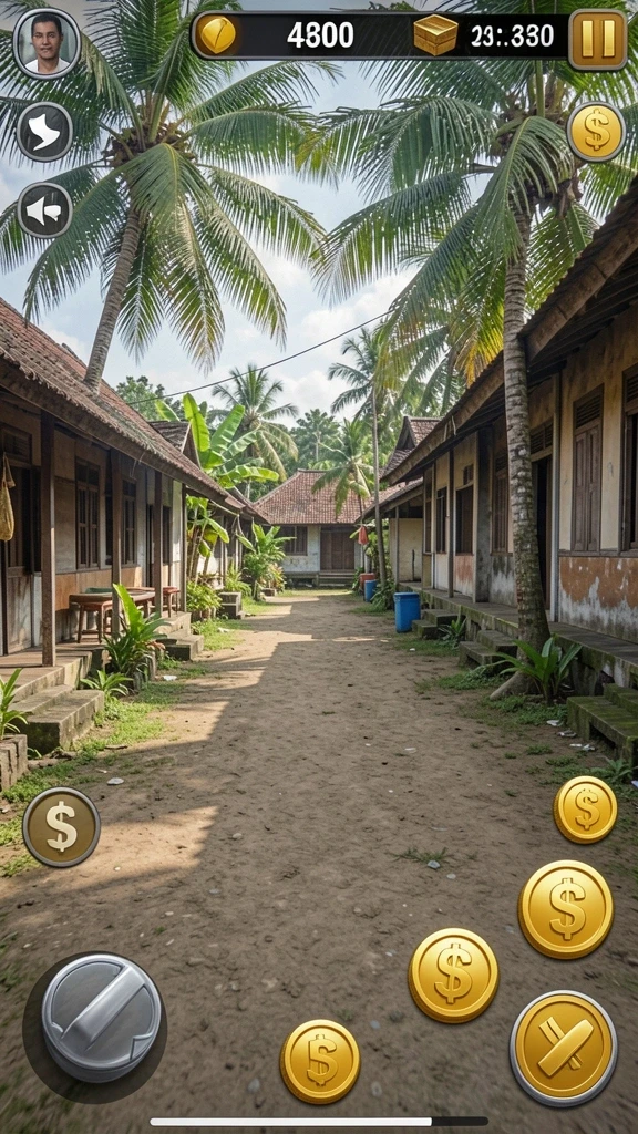 Tangkapan layar dari gameplay yang intens dan mendebarkan.