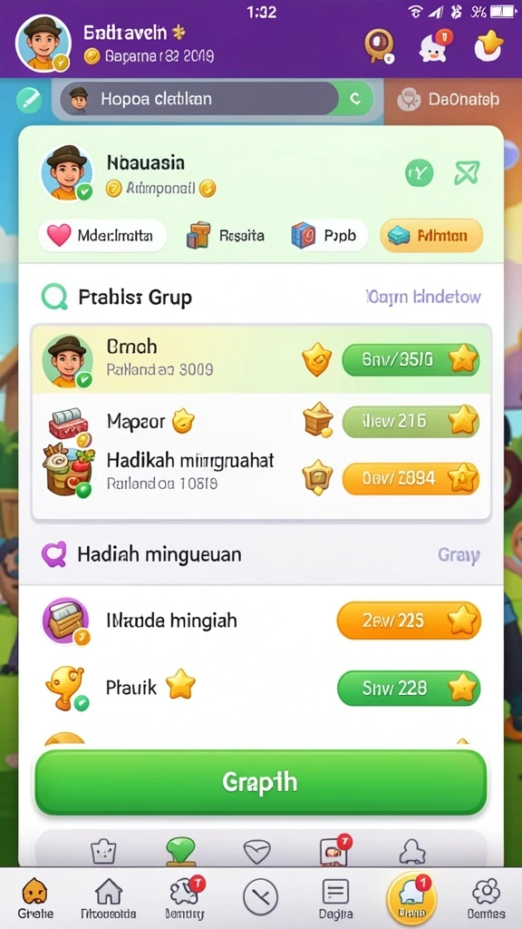 Tangkapan layar fitur multiplayer yang memungkinkan interaksi pemain.