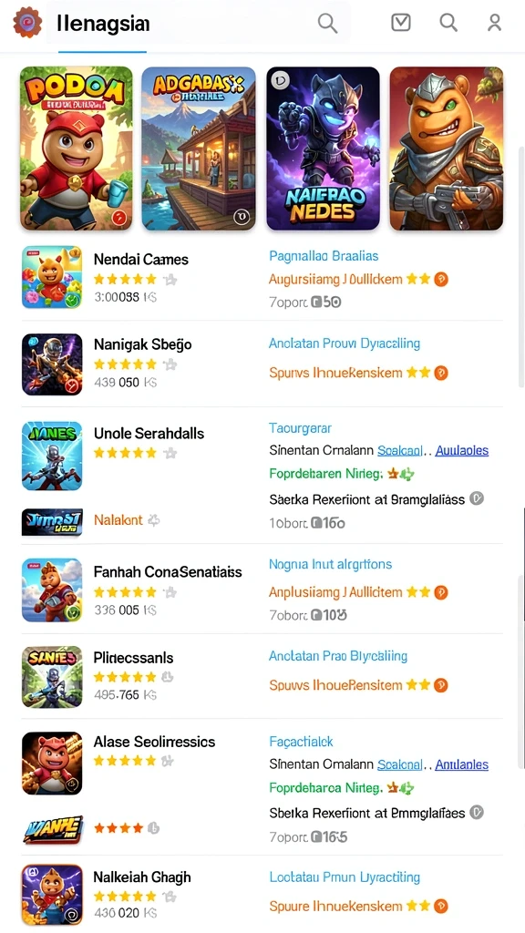 Screenshot dari salah satu level tantangan.