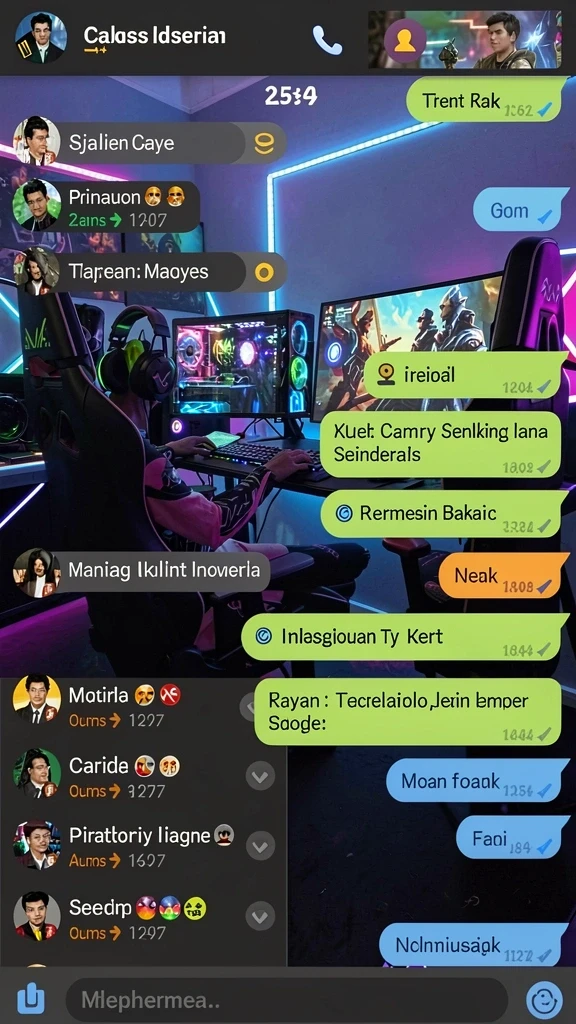Screenshot menunjukkan mode multiplayer yang aktif.