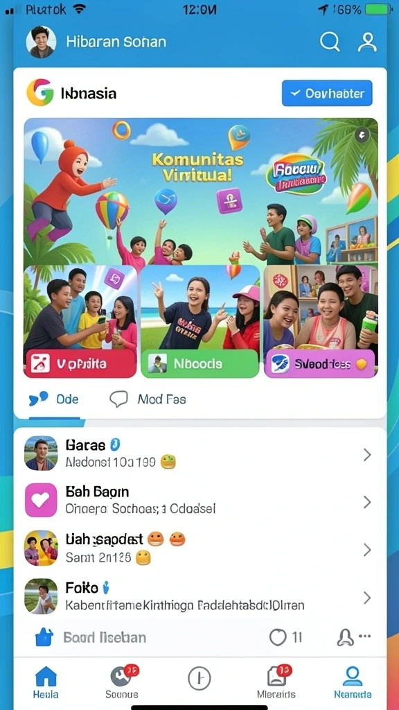 Karakter yang beragam dan menarik.