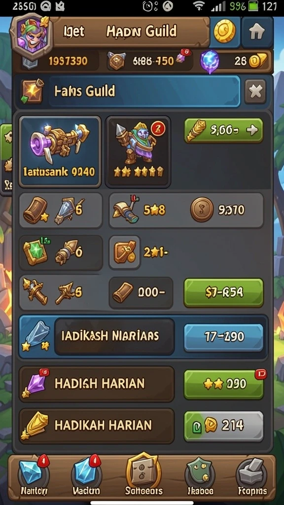 Screenshot menunjukkan variasi karakter yang bisa dipilih.