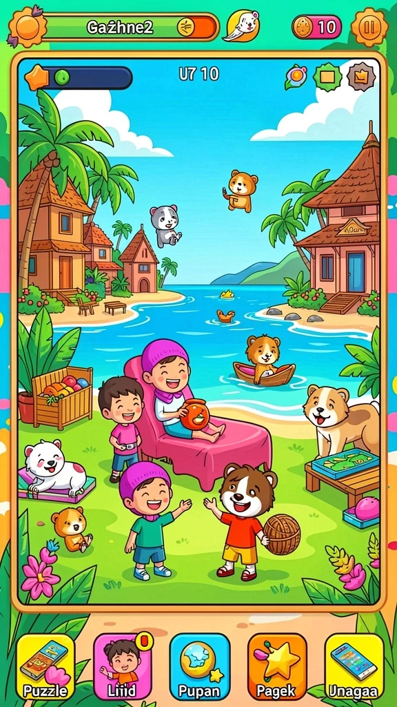 Mode multiplayer untuk bermain bersama teman dan pemain lain.