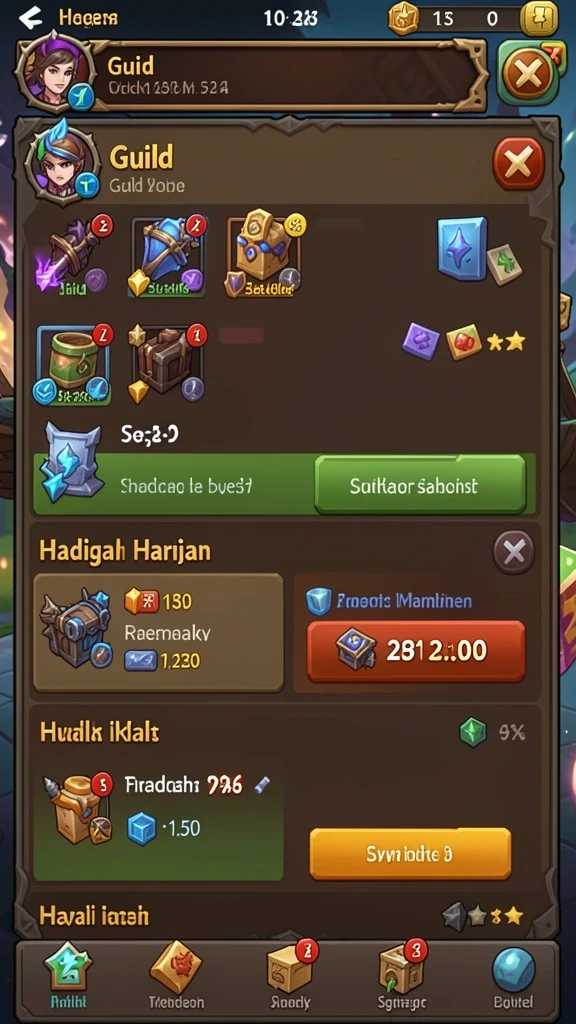 Tampilan antarmuka utama game TERONG123.