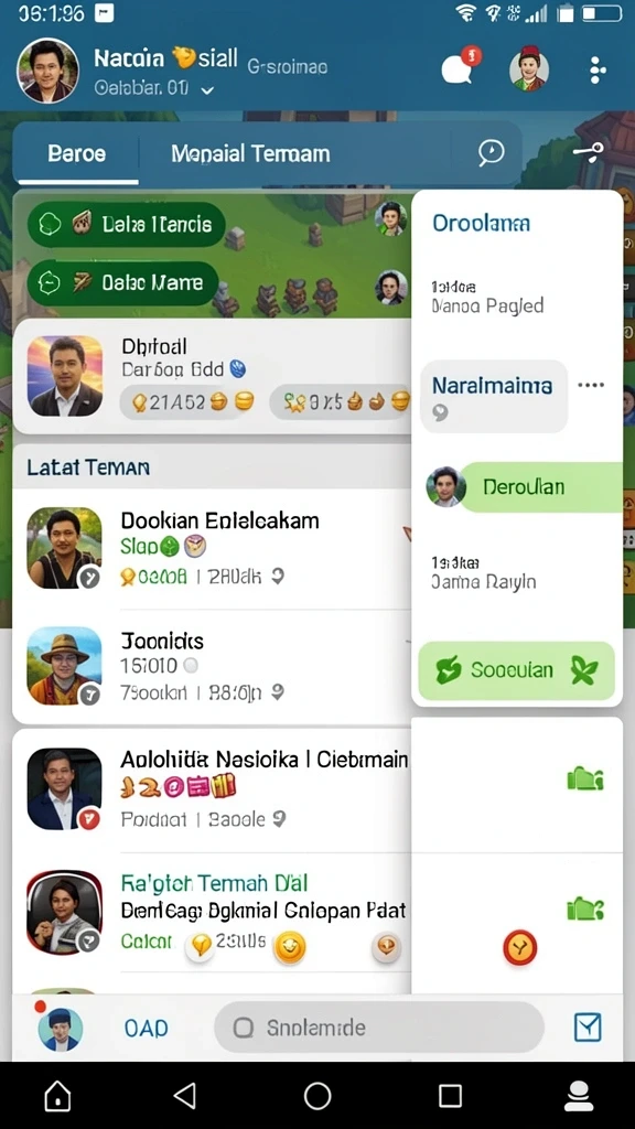 Karakter unik untuk setiap pemain dengan kemampuan berbeda.