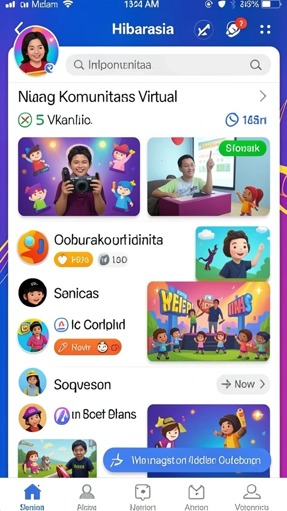 Tampilan awal yang mengesankan dan mudah dinavigasi.