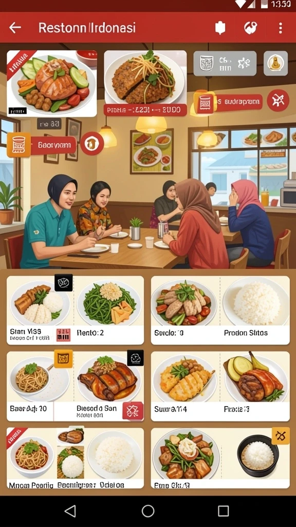 Tampilan antarmuka yang menarik dan mudah digunakan.