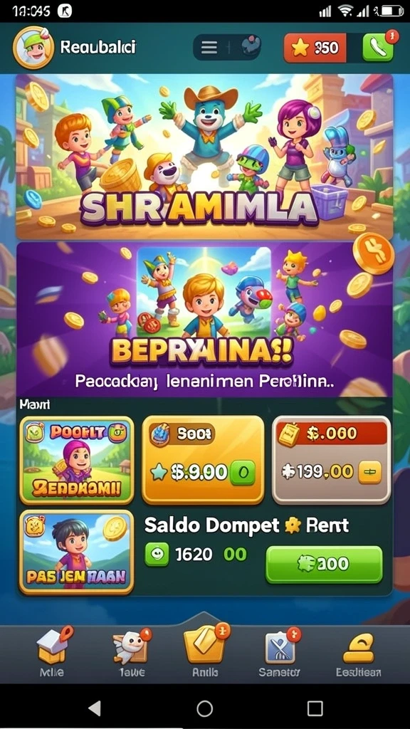 Berbagai pilihan permainan yang menghibur dan mendidik.