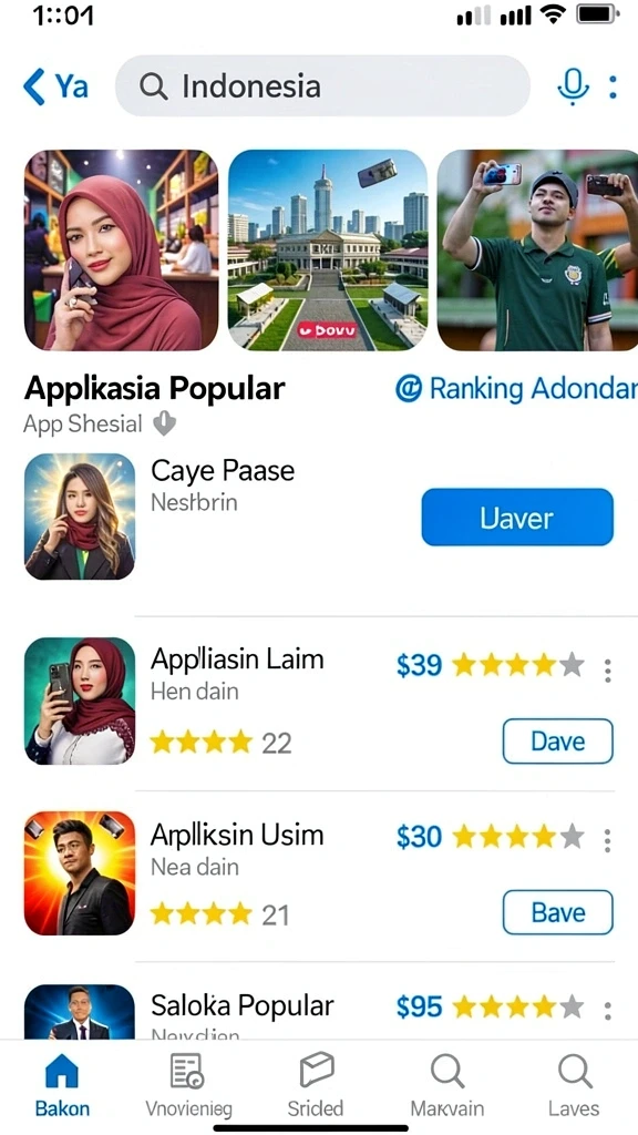 Tampilan antarmuka yang intuitif dan menarik.