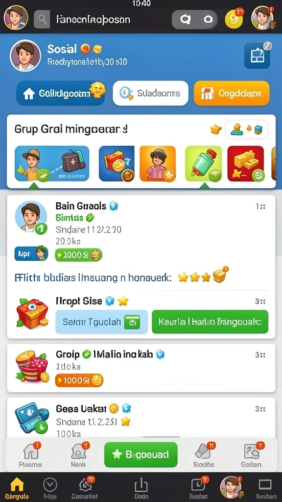 Tampilan antarmuka yang user-friendly.